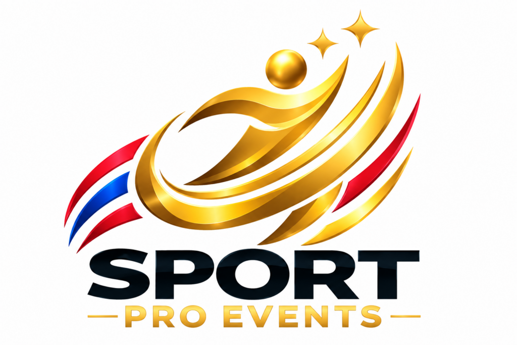 dynamisk gull emblem for sport pro events